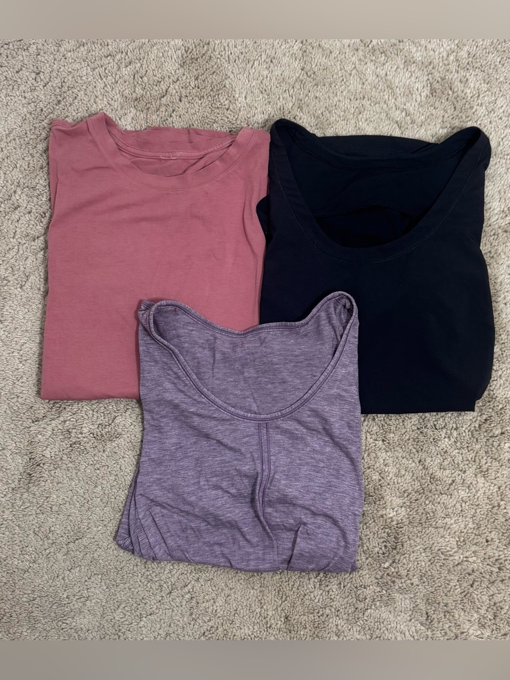 Lululemon lot of size 6 Short Sleeve Tees including Love Tee 3 total!!
